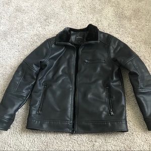 Marc Anthony Mens Biker Motorcycle Jacket